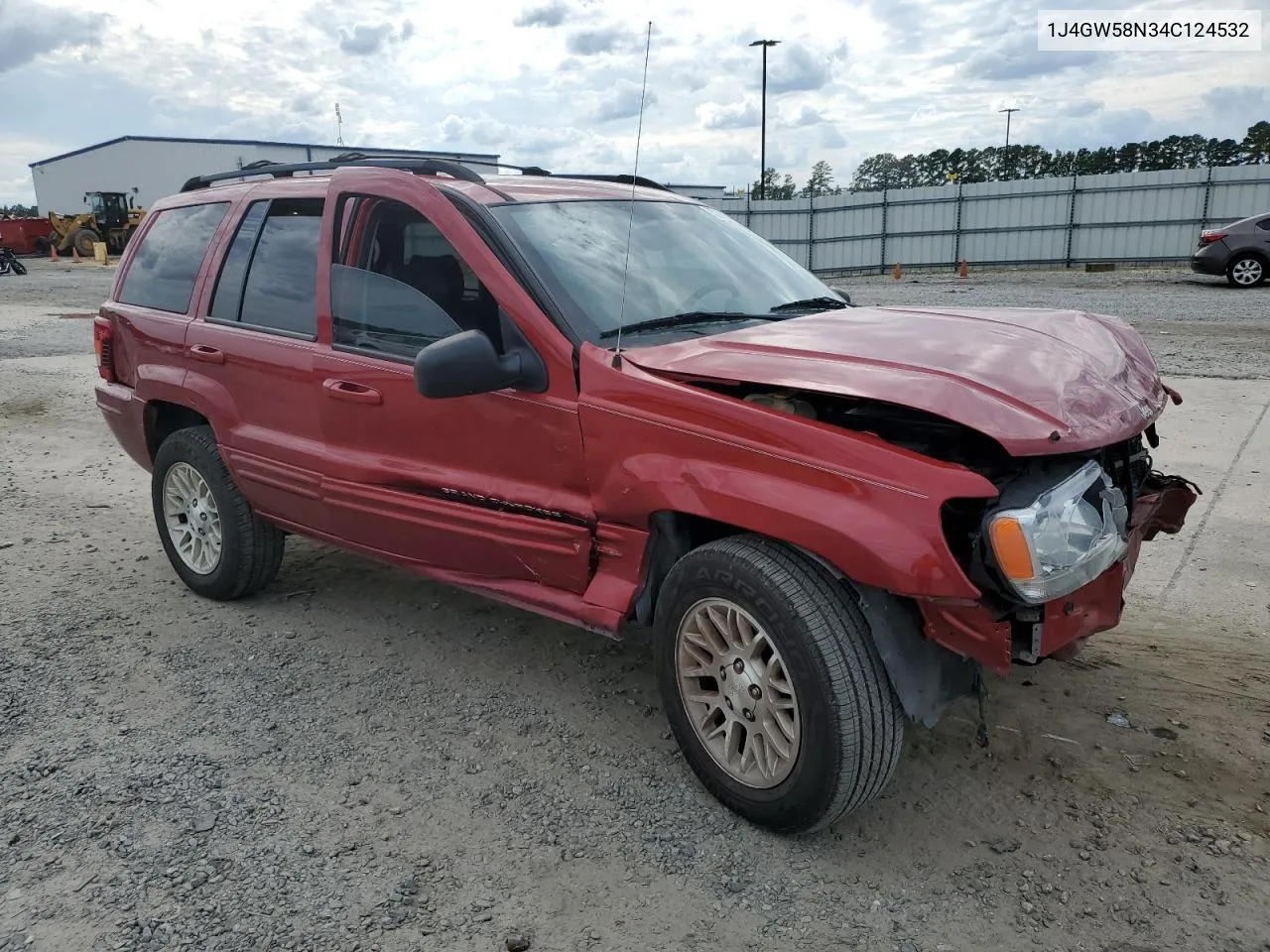 1J4GW58N34C124532 2004 Jeep Grand Cherokee Limited