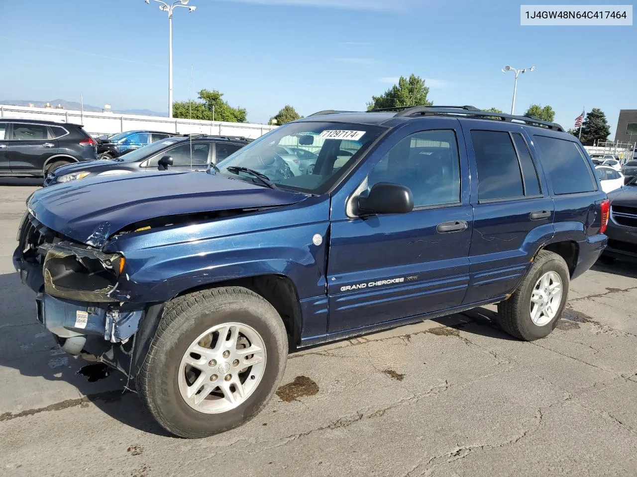 2004 Jeep Grand Cherokee Laredo VIN: 1J4GW48N64C417464 Lot: 71297174