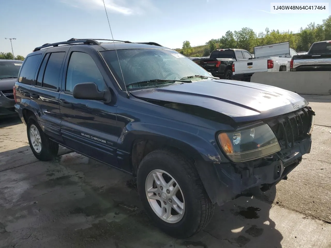 2004 Jeep Grand Cherokee Laredo VIN: 1J4GW48N64C417464 Lot: 71297174