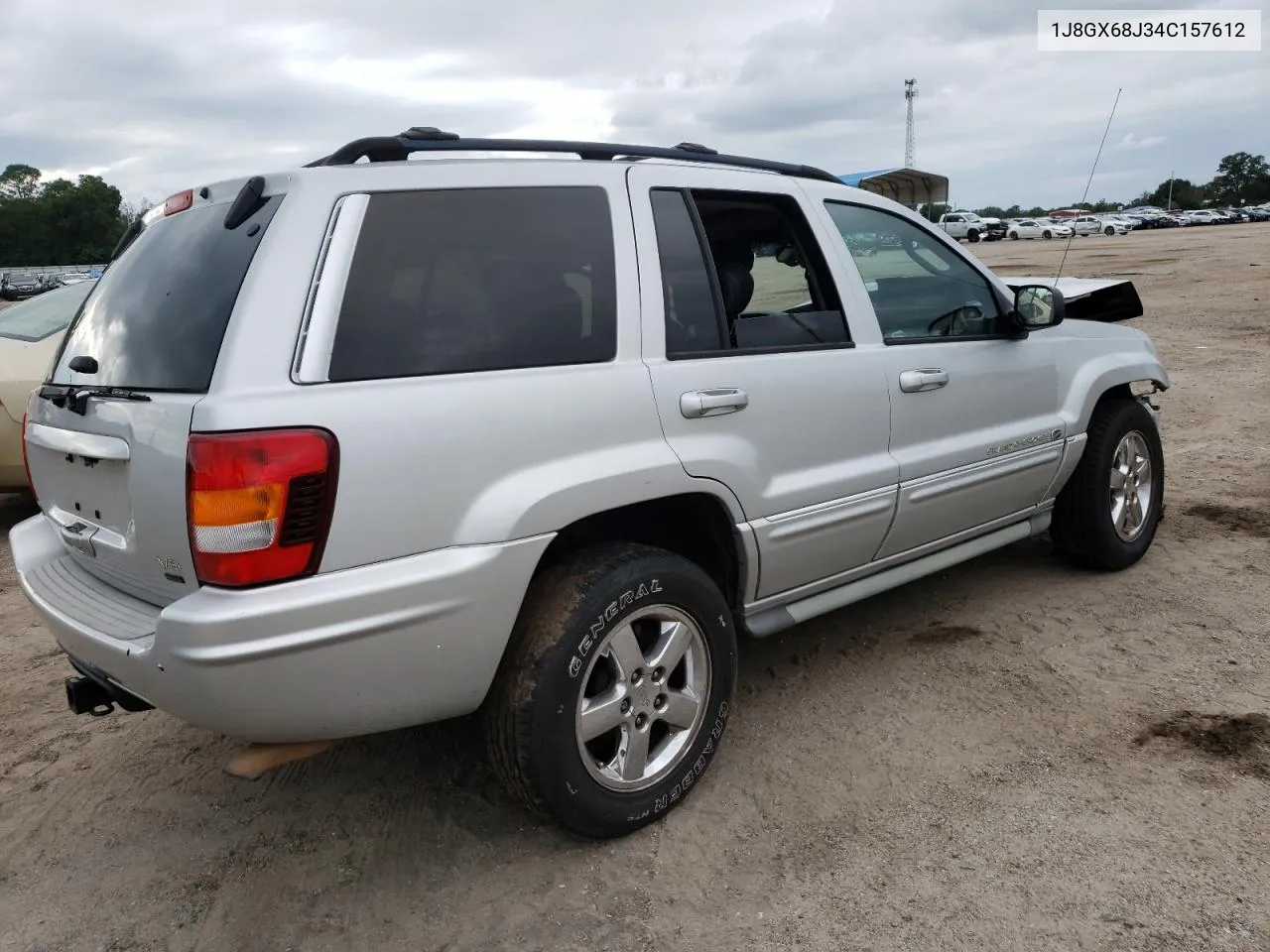 1J8GX68J34C157612 2004 Jeep Grand Cherokee Overland