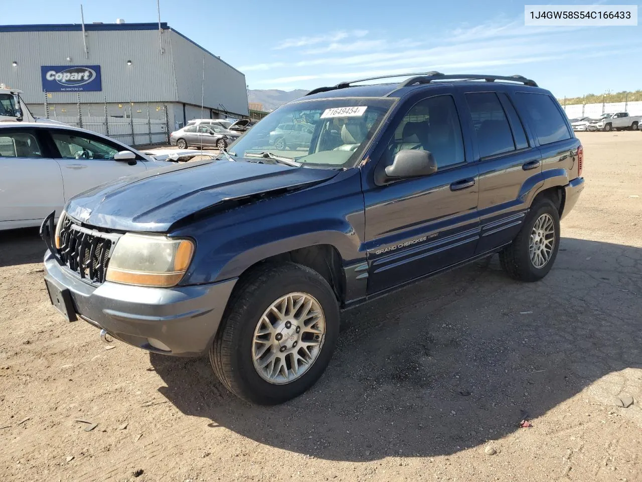 2004 Jeep Grand Cherokee Limited VIN: 1J4GW58S54C166433 Lot: 71649454