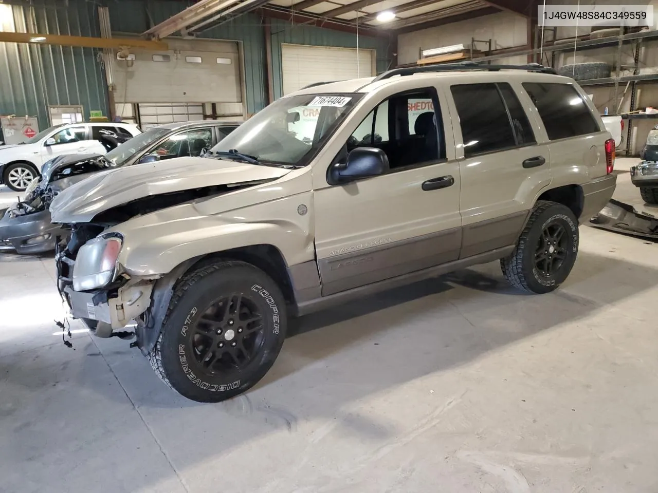 2004 Jeep Grand Cherokee Laredo VIN: 1J4GW48S84C349559 Lot: 71674404