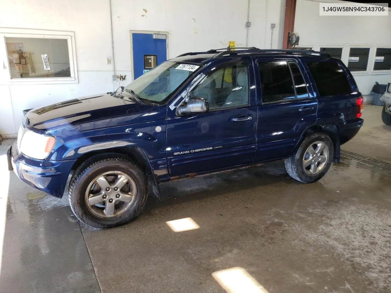 2004 Jeep Grand Cherokee Limited VIN: 1J4GW58N94C343706 Lot: 72677134