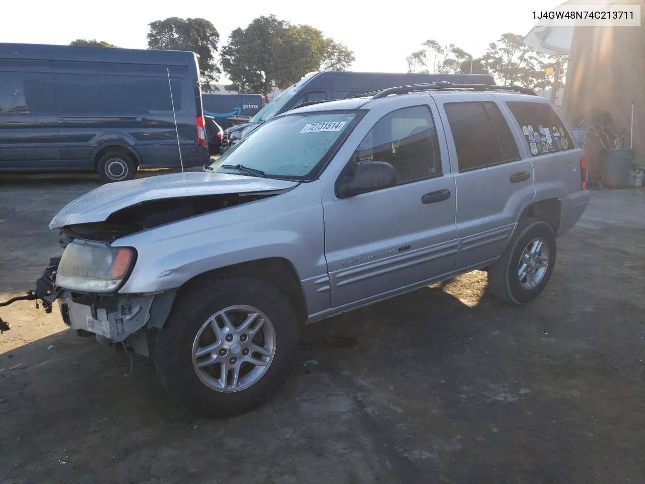 2004 Jeep Grand Cherokee Laredo VIN: 1J4GW48N74C213711 Lot: 72731514