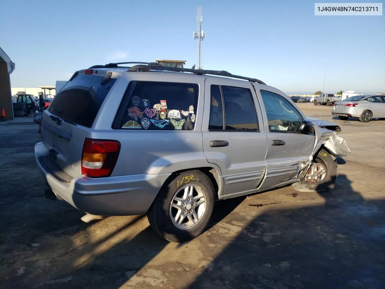 2004 Jeep Grand Cherokee Laredo VIN: 1J4GW48N74C213711 Lot: 72731514