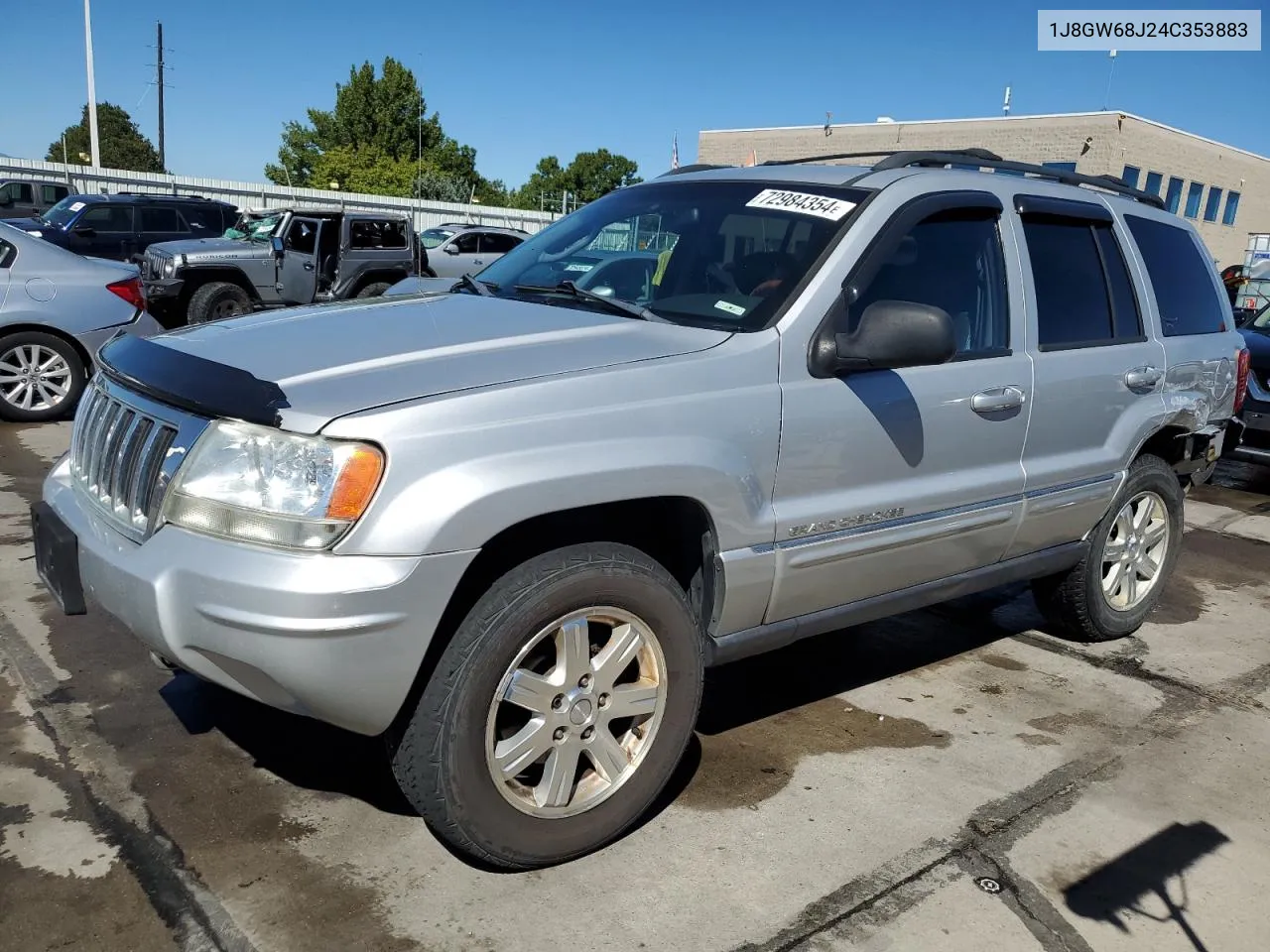 2004 Jeep Grand Cherokee Overland VIN: 1J8GW68J24C353883 Lot: 72984354