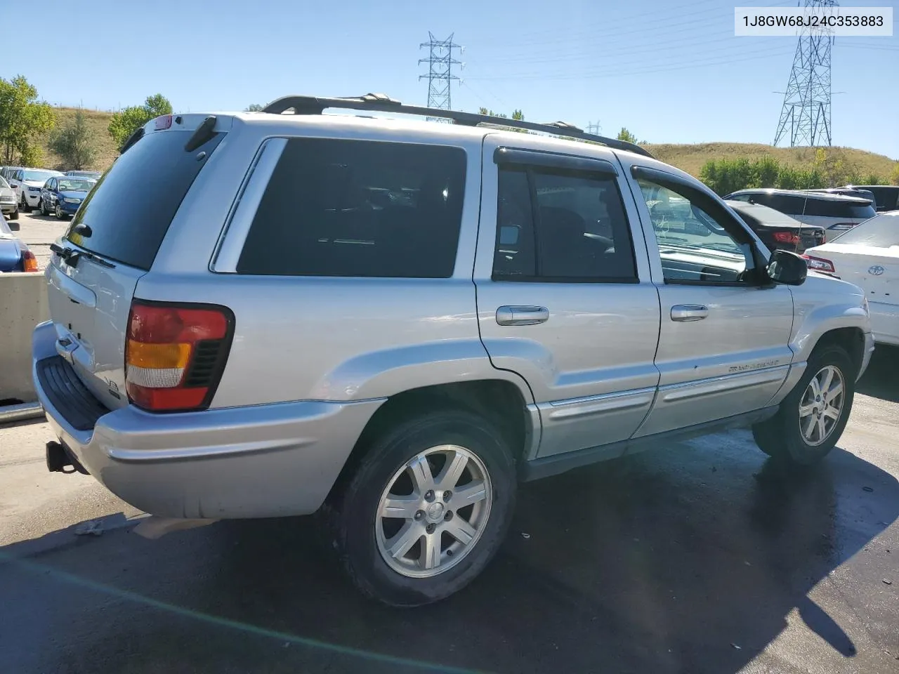 2004 Jeep Grand Cherokee Overland VIN: 1J8GW68J24C353883 Lot: 72984354