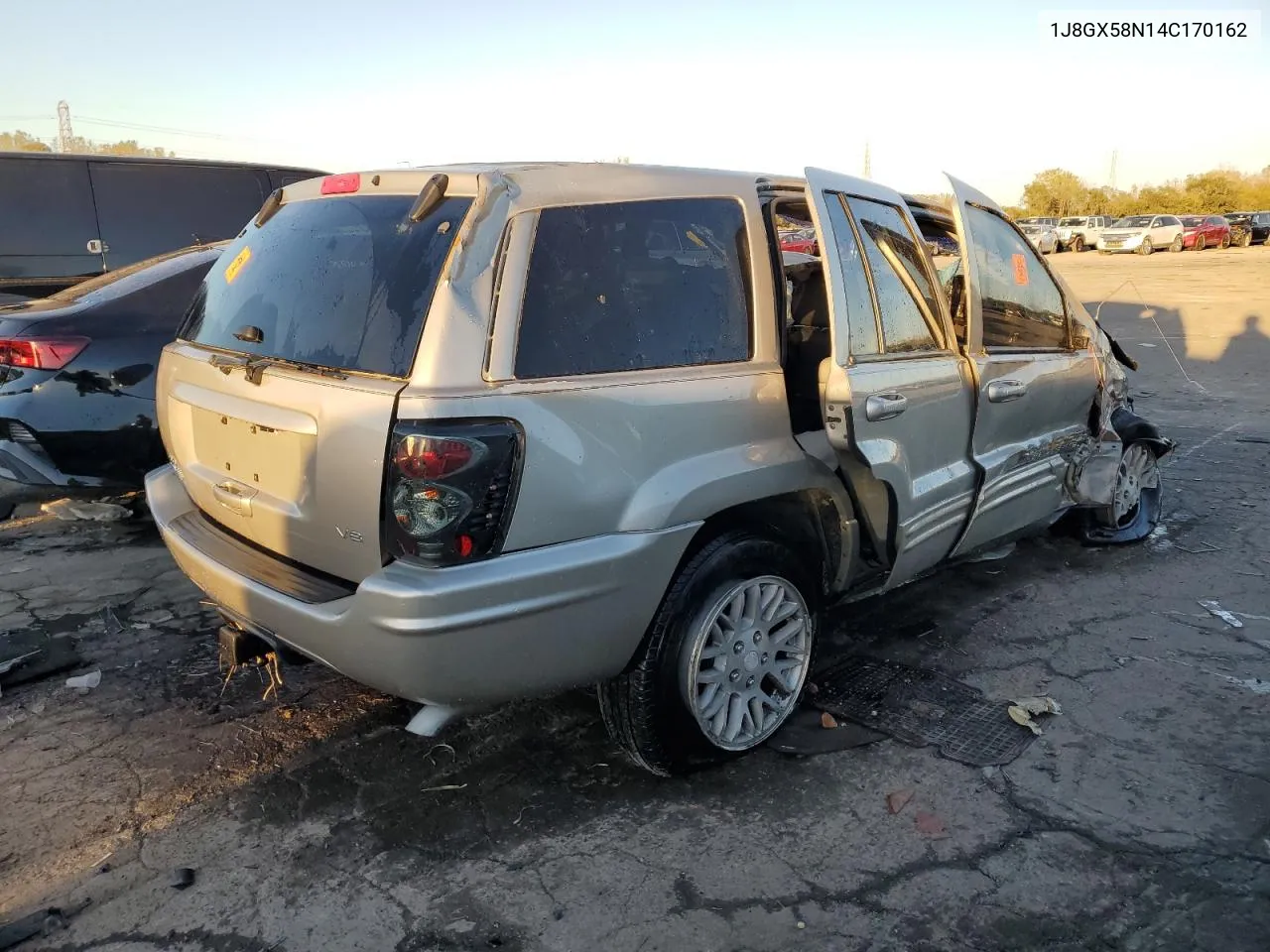 1J8GX58N14C170162 2004 Jeep Grand Cherokee Limited