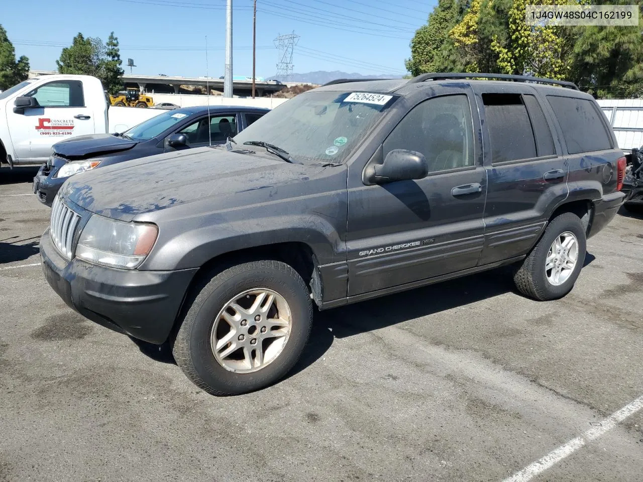 2004 Jeep Grand Cherokee Laredo VIN: 1J4GW48S04C162199 Lot: 75264524