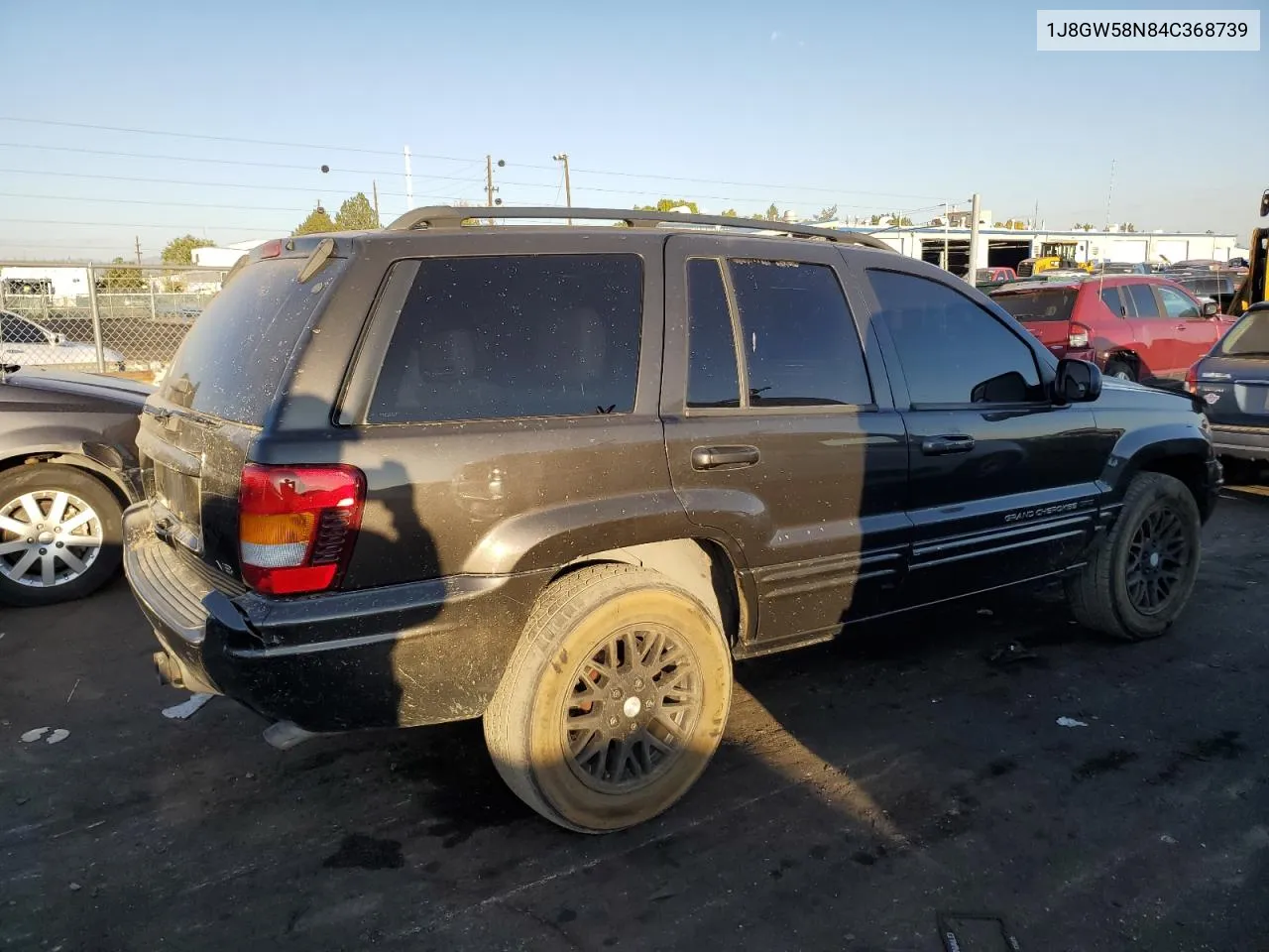 2004 Jeep Grand Cherokee Limited VIN: 1J8GW58N84C368739 Lot: 75757624