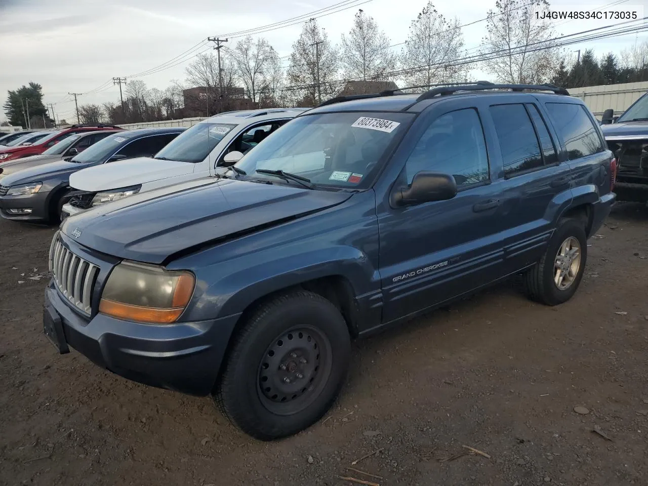 2004 Jeep Grand Cherokee Laredo VIN: 1J4GW48S34C173035 Lot: 80373984