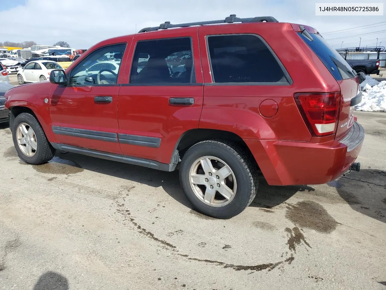 2005 Jeep Grand Cherokee Laredo VIN: 1J4HR48N05C725386 Lot: 45772894