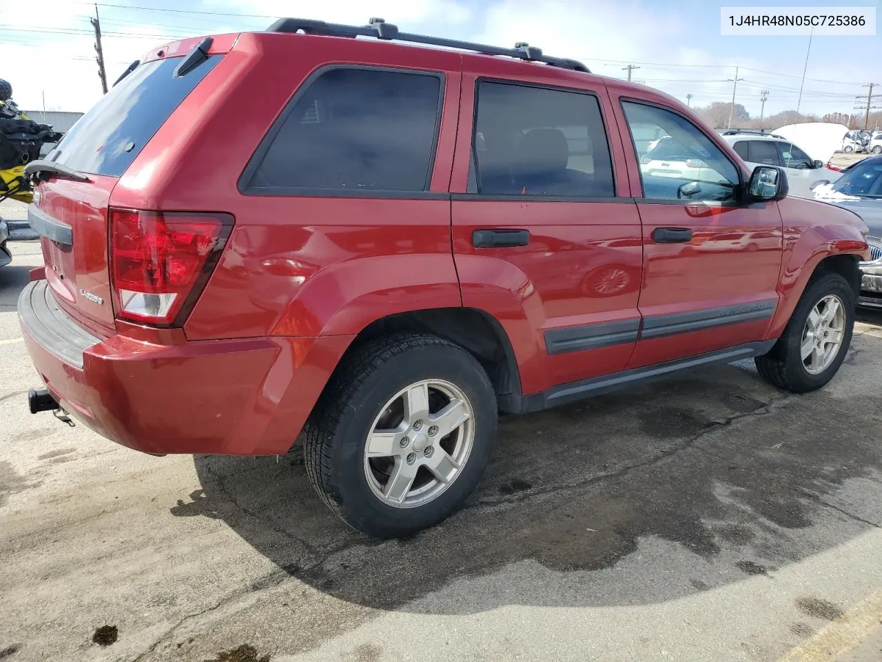 2005 Jeep Grand Cherokee Laredo VIN: 1J4HR48N05C725386 Lot: 45772894