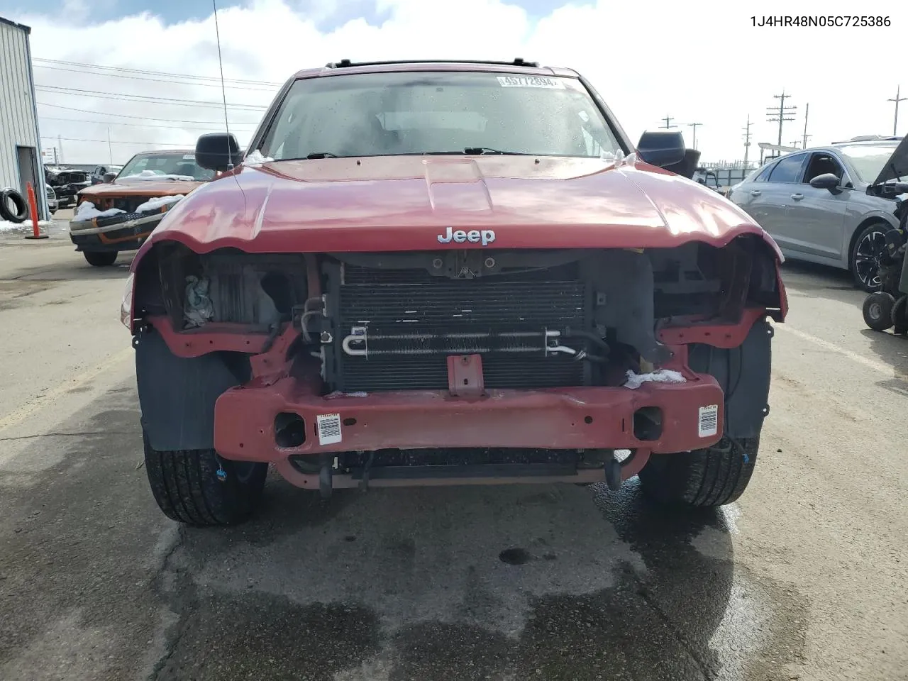 2005 Jeep Grand Cherokee Laredo VIN: 1J4HR48N05C725386 Lot: 45772894