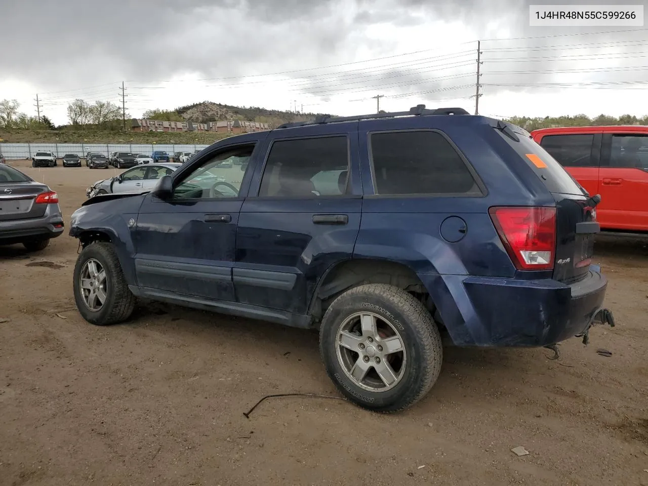 2005 Jeep Grand Cherokee Laredo VIN: 1J4HR48N55C599266 Lot: 52715794