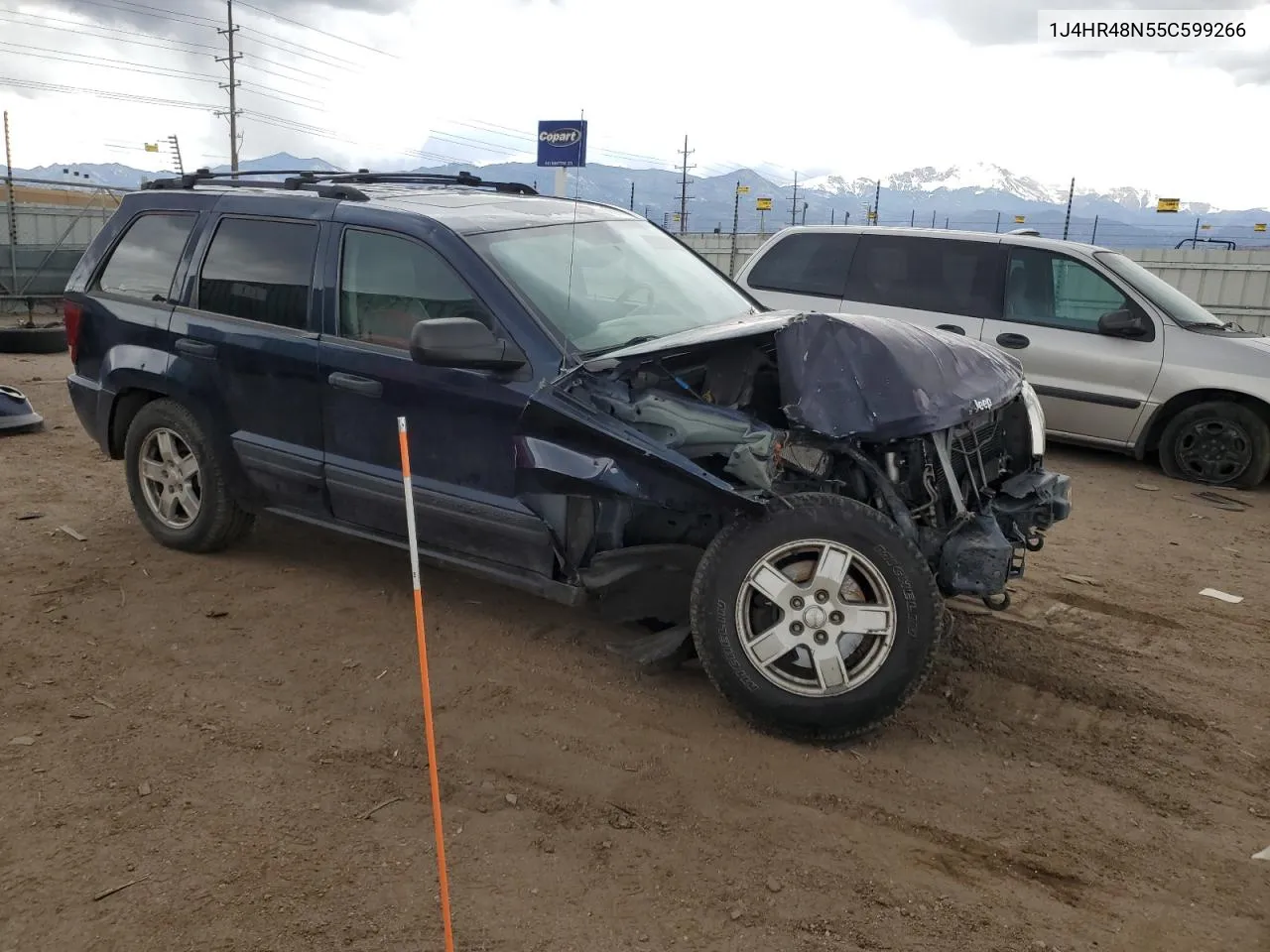 2005 Jeep Grand Cherokee Laredo VIN: 1J4HR48N55C599266 Lot: 52715794