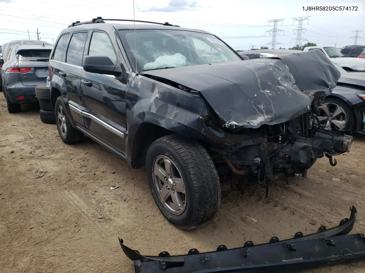 2005 Jeep Grand Cherokee Limited VIN: 1J8HR58205C574172 Lot: 58530984