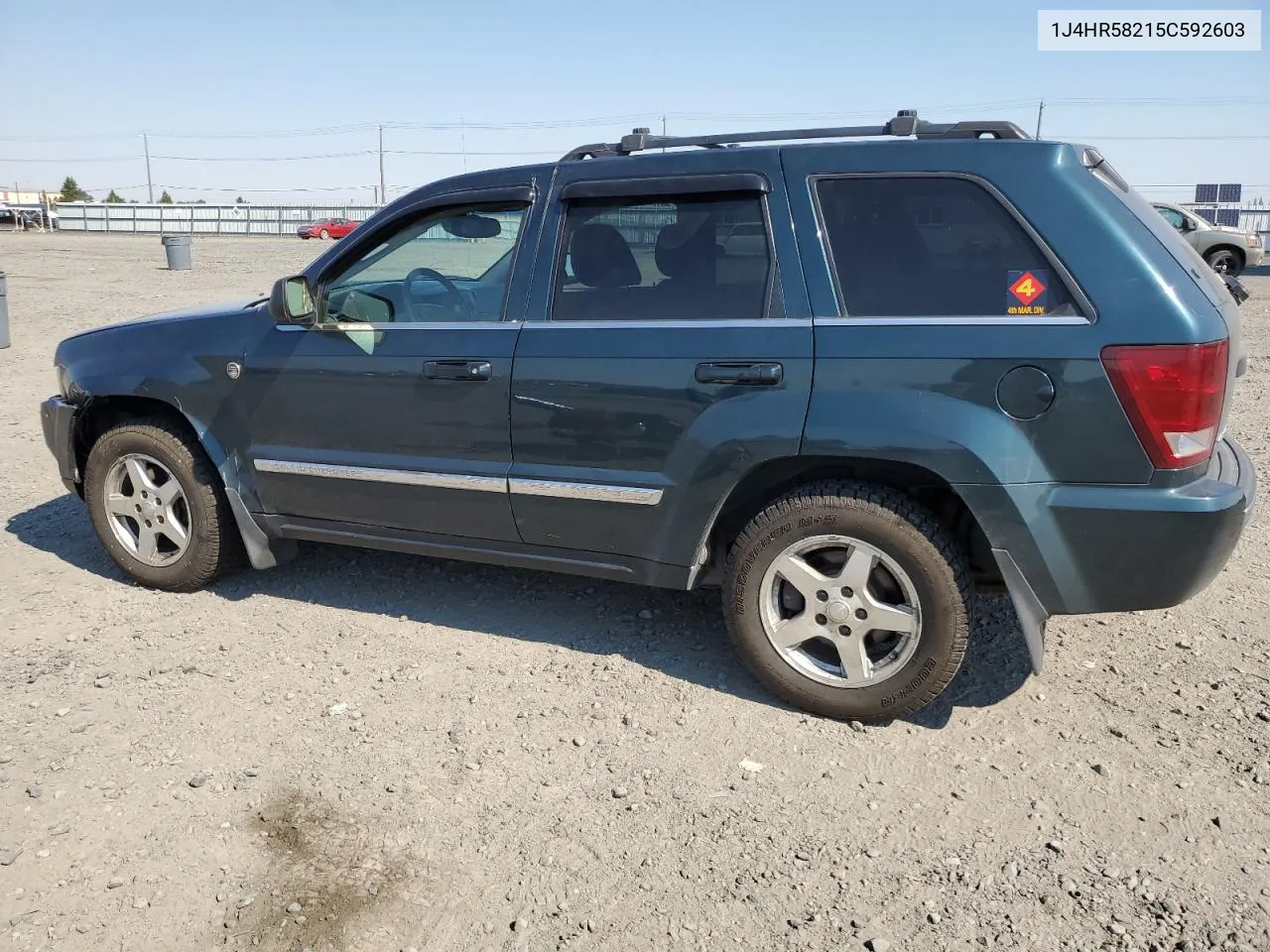 2005 Jeep Grand Cherokee Limited VIN: 1J4HR58215C592603 Lot: 62489934