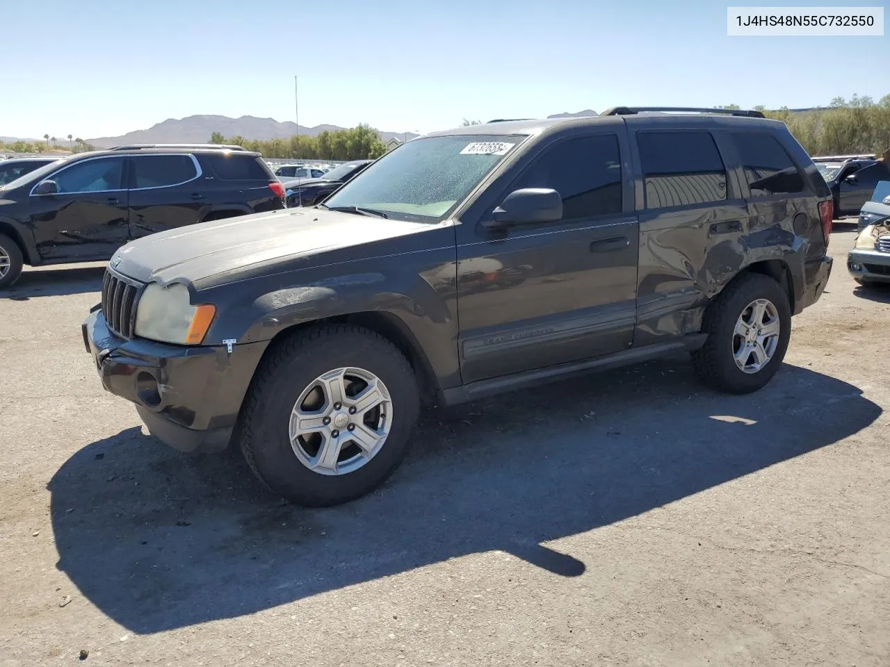 2005 Jeep Grand Cherokee Laredo VIN: 1J4HS48N55C732550 Lot: 67326584