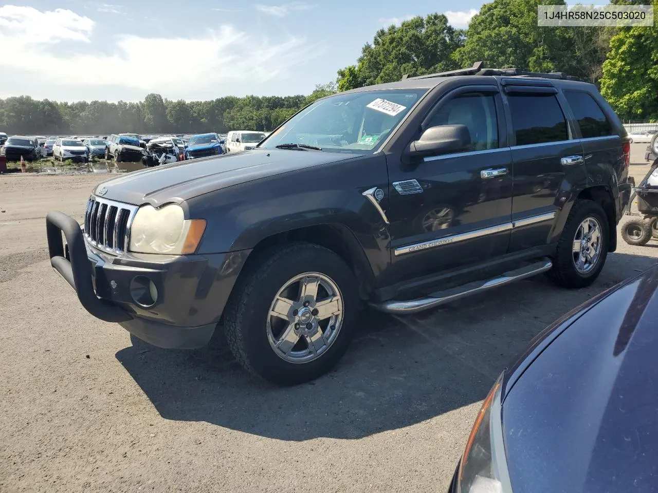 2005 Jeep Grand Cherokee Limited VIN: 1J4HR58N25C503020 Lot: 67372294