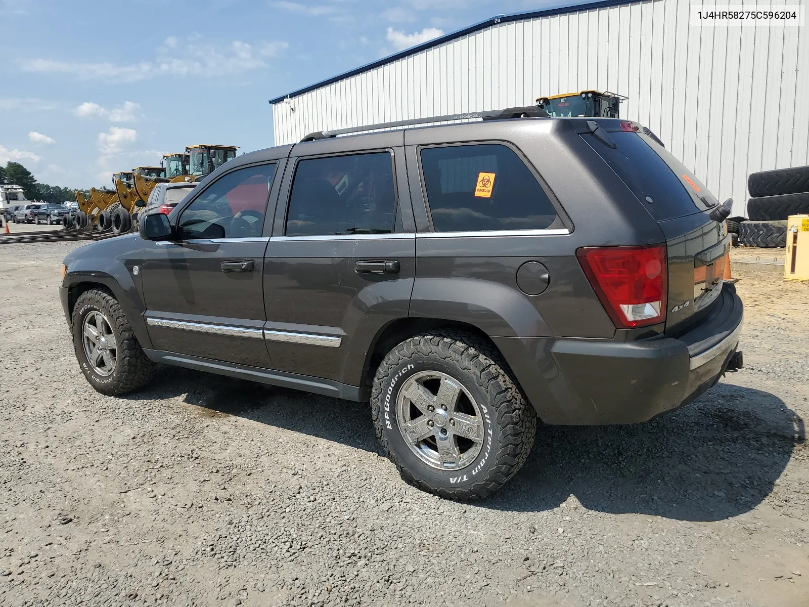 2005 Jeep Grand Cherokee Limited VIN: 1J4HR58275C596204 Lot: 67718564