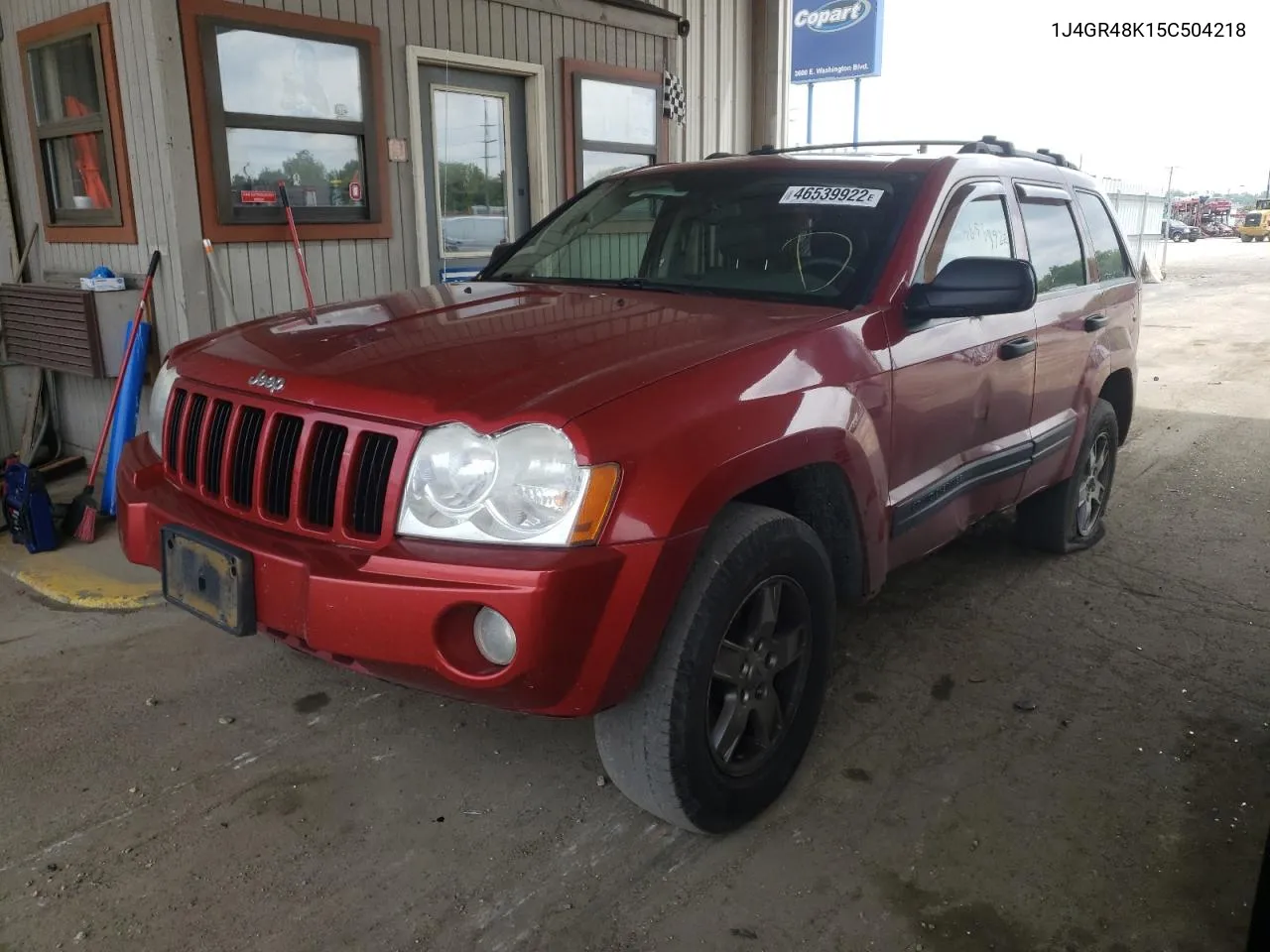 2005 Jeep Grand Cherokee Laredo VIN: 1J4GR48K15C504218 Lot: 69819504