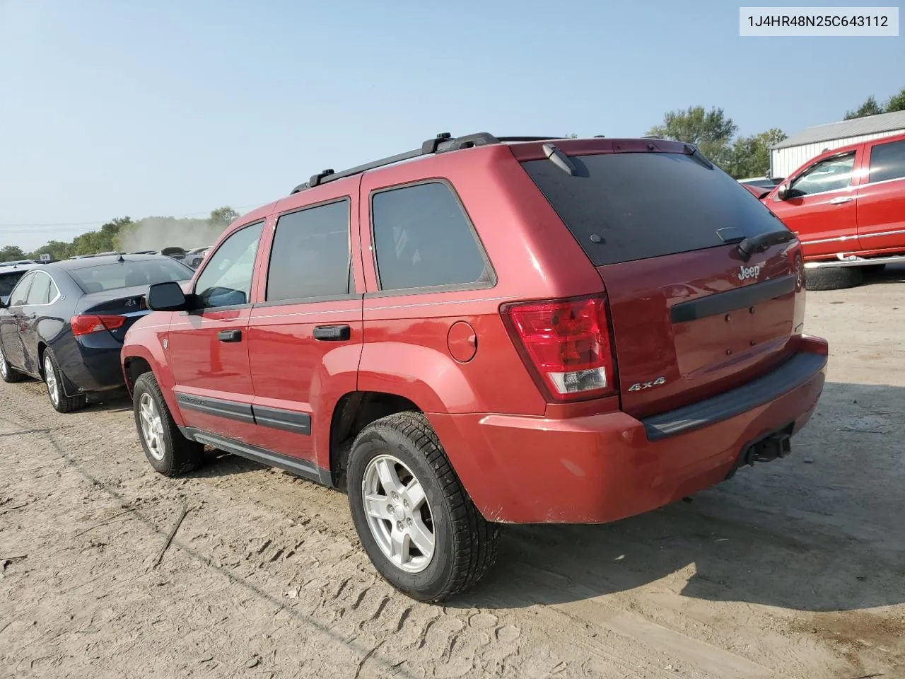 2005 Jeep Grand Cherokee Laredo VIN: 1J4HR48N25C643112 Lot: 70504024