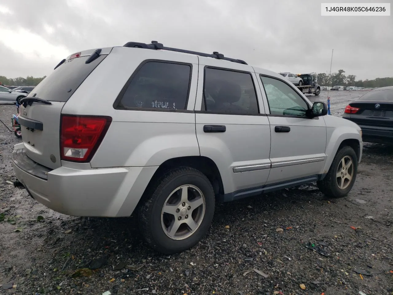 2005 Jeep Grand Cherokee Laredo VIN: 1J4GR48K05C646236 Lot: 71874504