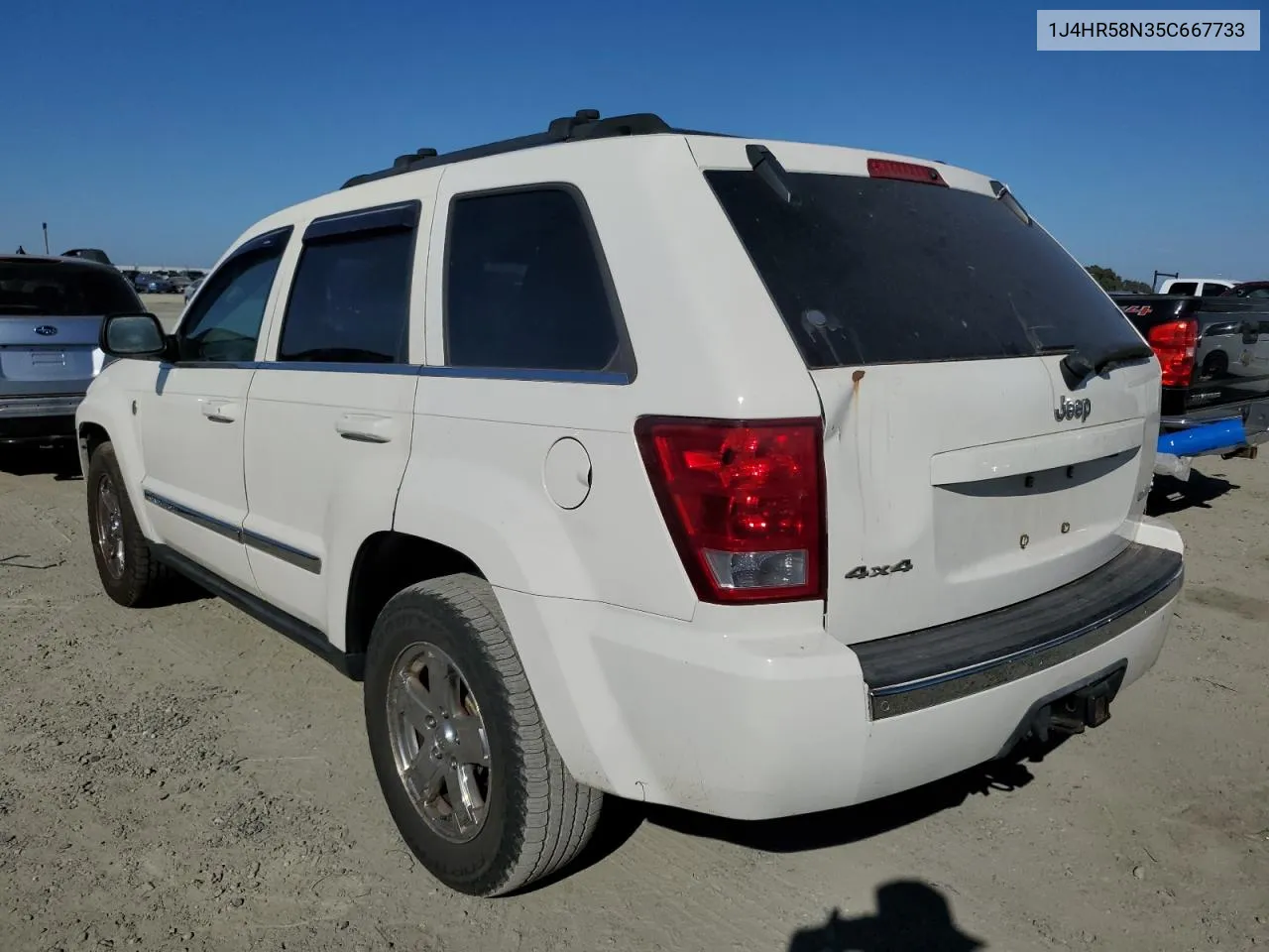 2005 Jeep Grand Cherokee Limited VIN: 1J4HR58N35C667733 Lot: 72282054