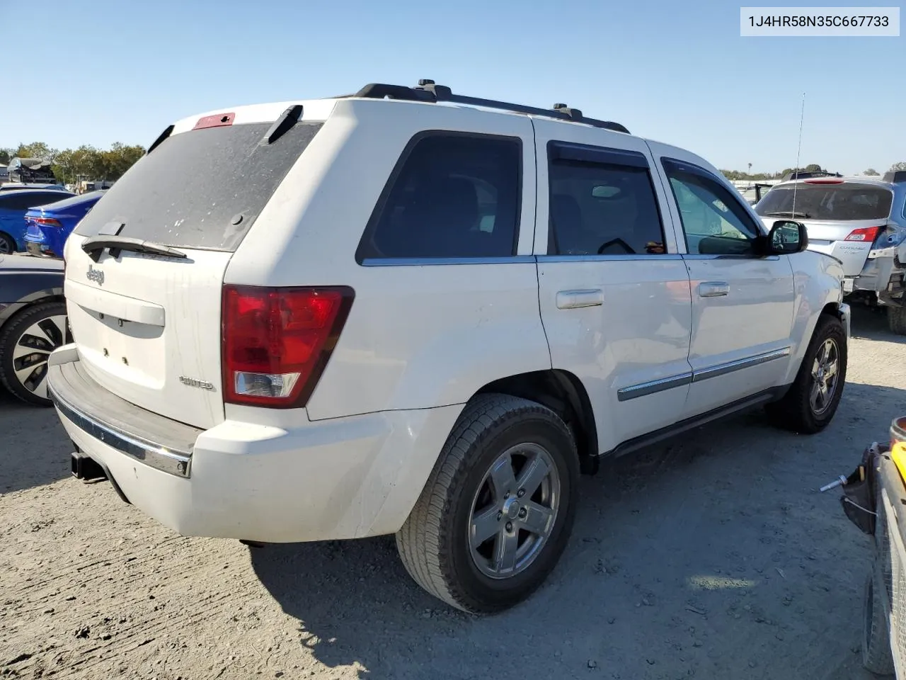 2005 Jeep Grand Cherokee Limited VIN: 1J4HR58N35C667733 Lot: 72282054