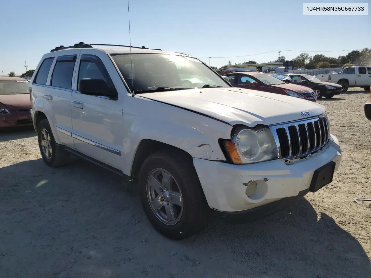 2005 Jeep Grand Cherokee Limited VIN: 1J4HR58N35C667733 Lot: 72282054