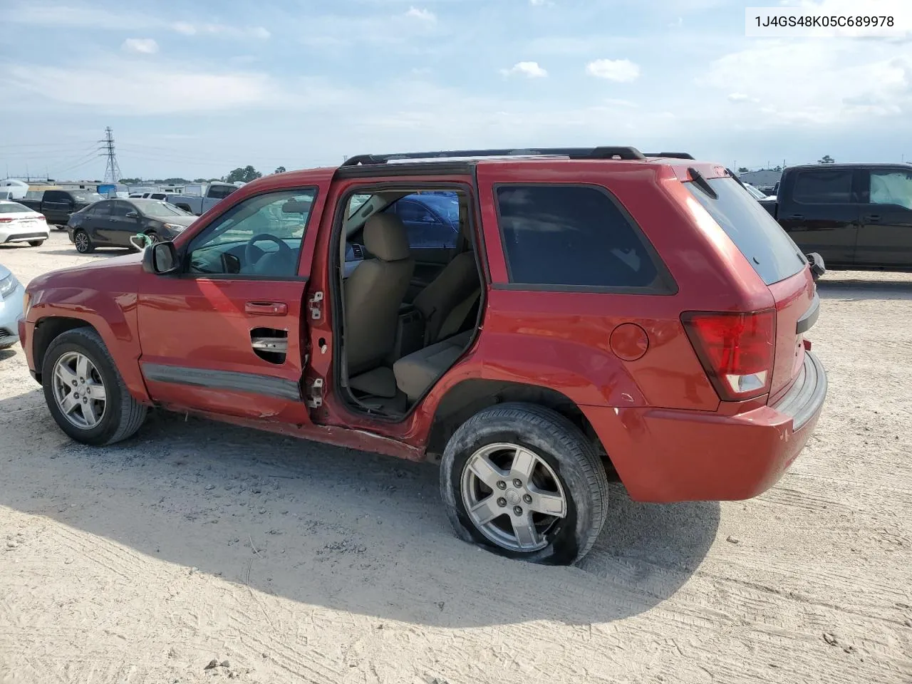 2005 Jeep Grand Cherokee Laredo VIN: 1J4GS48K05C689978 Lot: 72633154