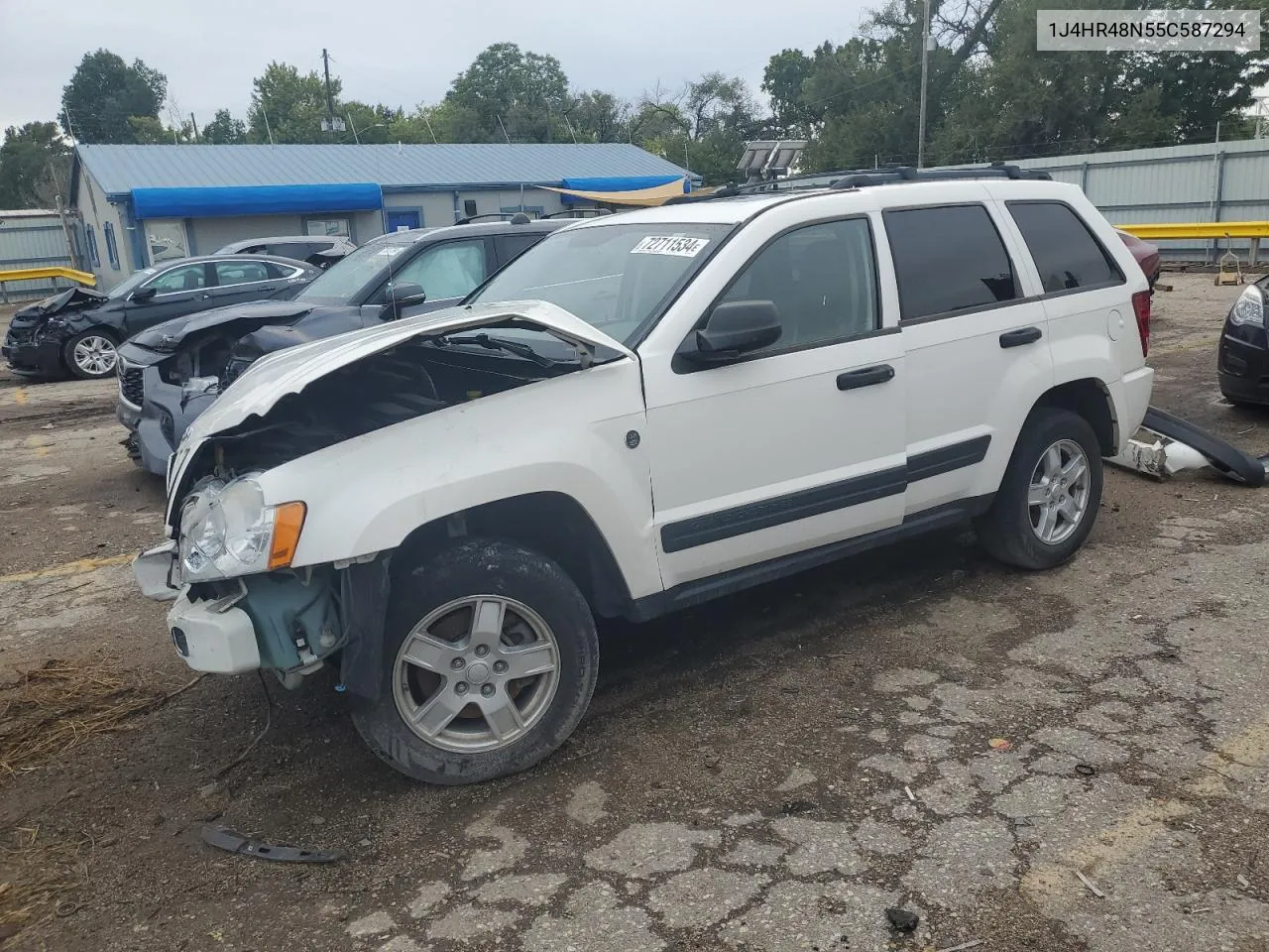 1J4HR48N55C587294 2005 Jeep Grand Cherokee Laredo