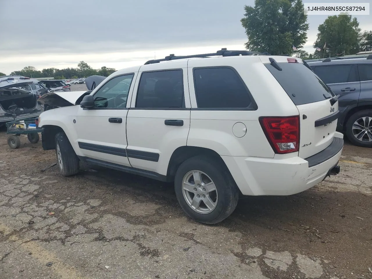 2005 Jeep Grand Cherokee Laredo VIN: 1J4HR48N55C587294 Lot: 72711534