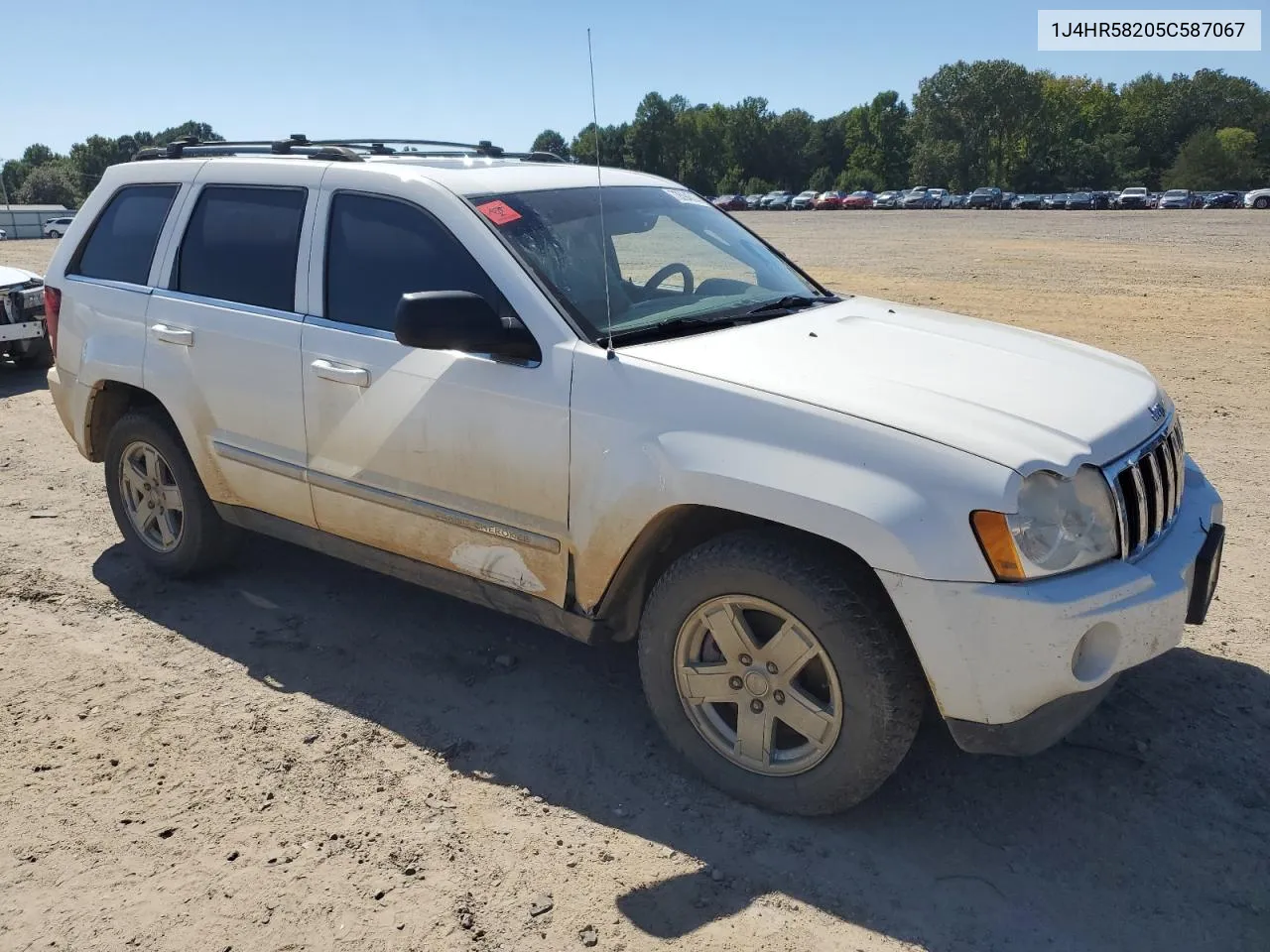 2005 Jeep Grand Cherokee Limited VIN: 1J4HR58205C587067 Lot: 73594614