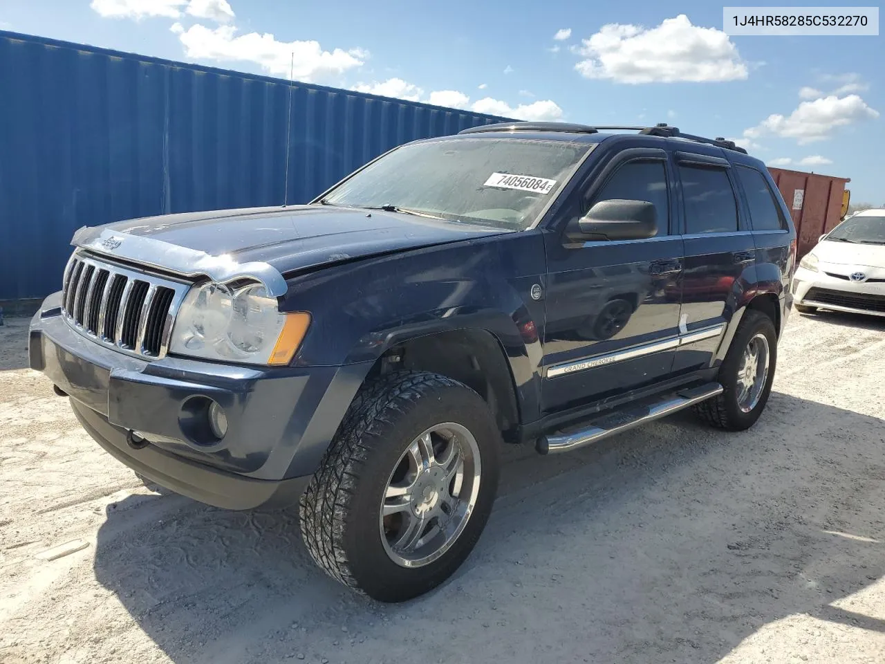 2005 Jeep Grand Cherokee Limited VIN: 1J4HR58285C532270 Lot: 74056084