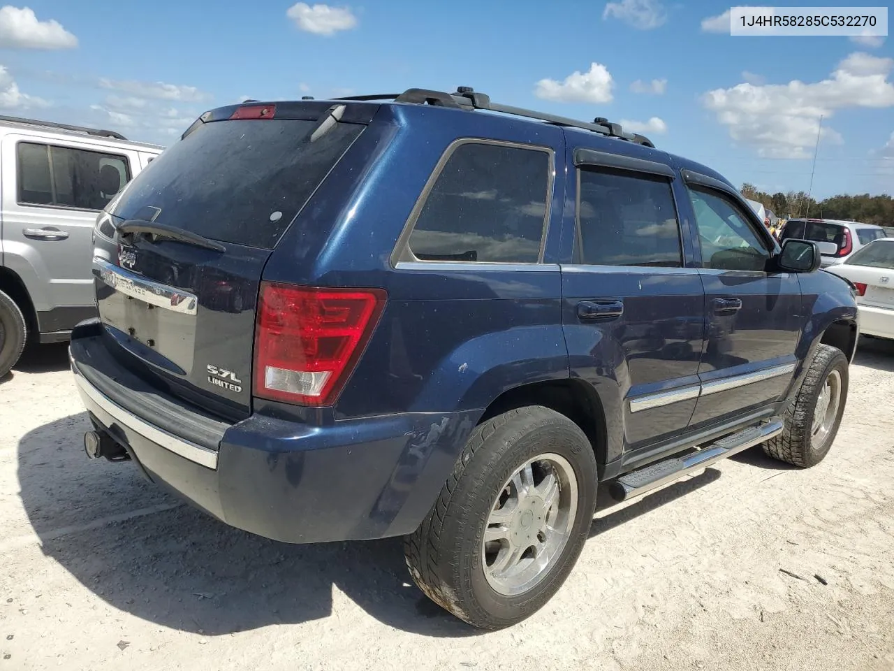 2005 Jeep Grand Cherokee Limited VIN: 1J4HR58285C532270 Lot: 74056084