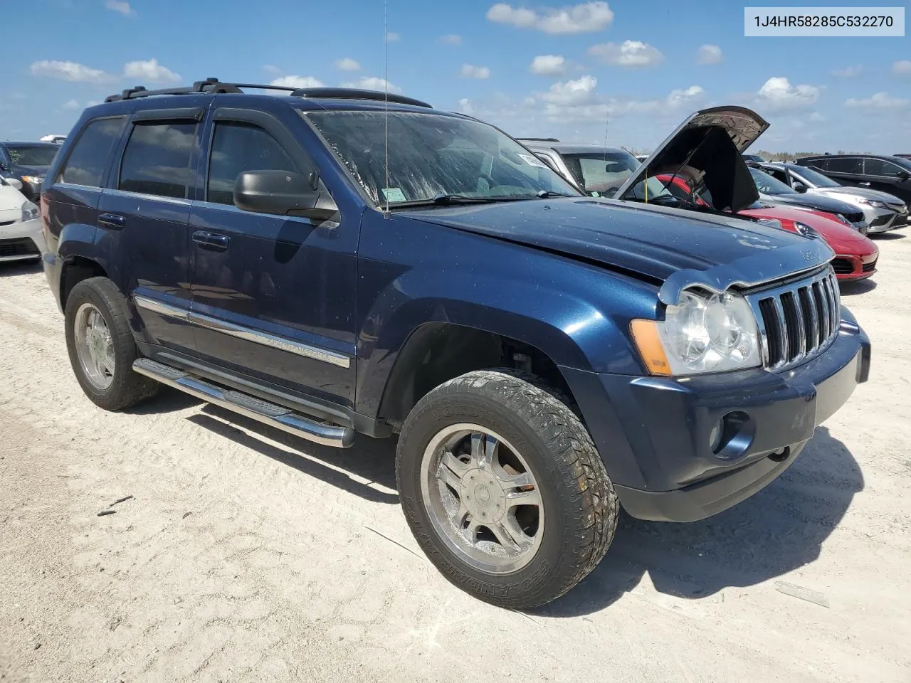 2005 Jeep Grand Cherokee Limited VIN: 1J4HR58285C532270 Lot: 74056084