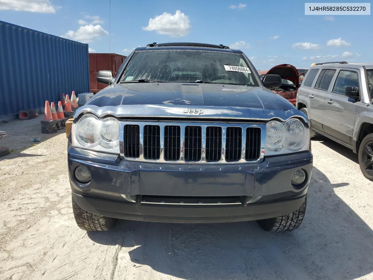 2005 Jeep Grand Cherokee Limited VIN: 1J4HR58285C532270 Lot: 74056084