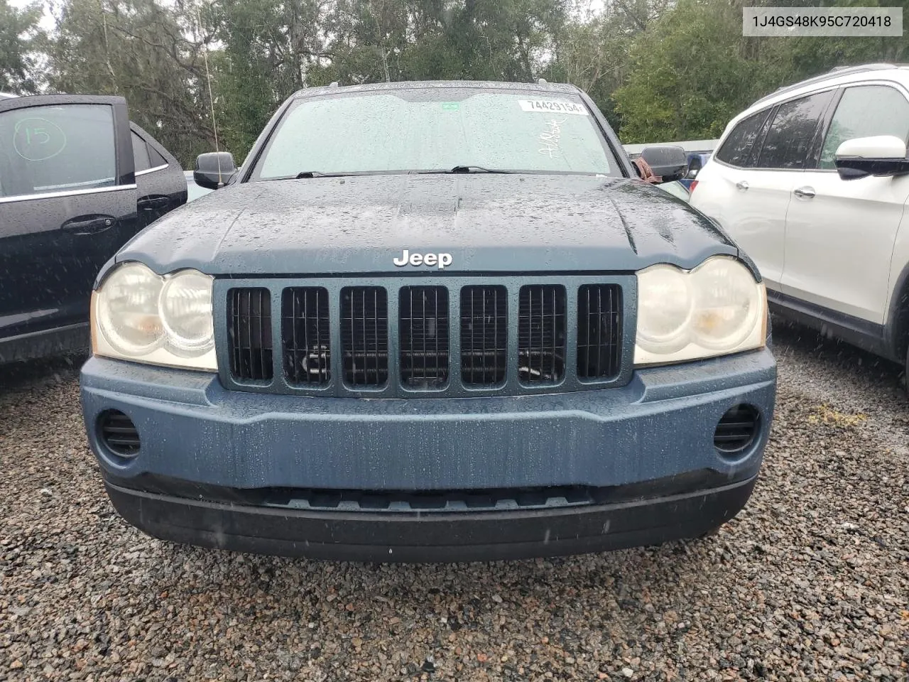 2005 Jeep Grand Cherokee Laredo VIN: 1J4GS48K95C720418 Lot: 74429154