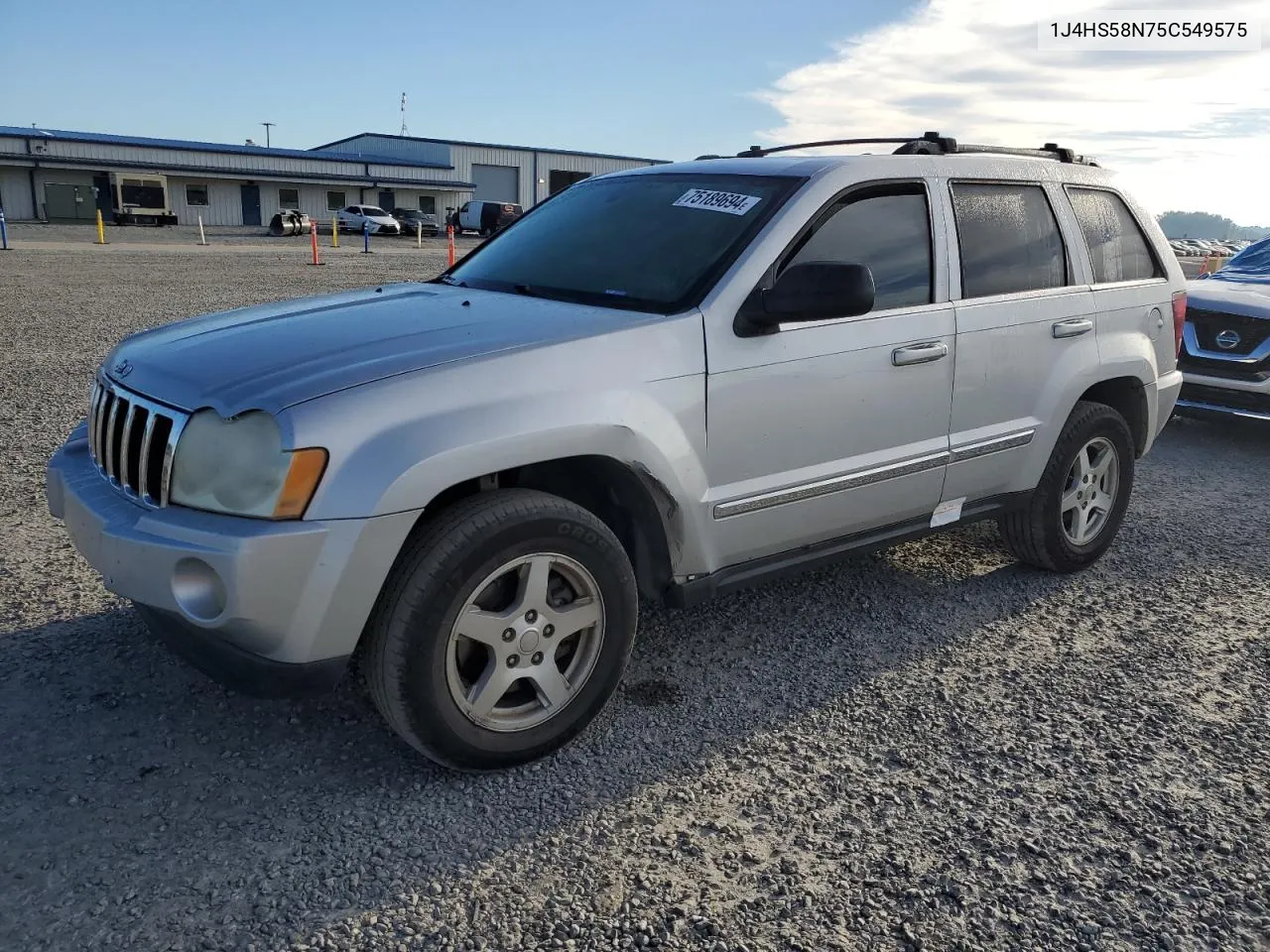 2005 Jeep Grand Cherokee Limited VIN: 1J4HS58N75C549575 Lot: 75189694