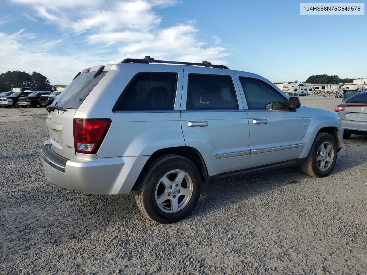 2005 Jeep Grand Cherokee Limited VIN: 1J4HS58N75C549575 Lot: 75189694