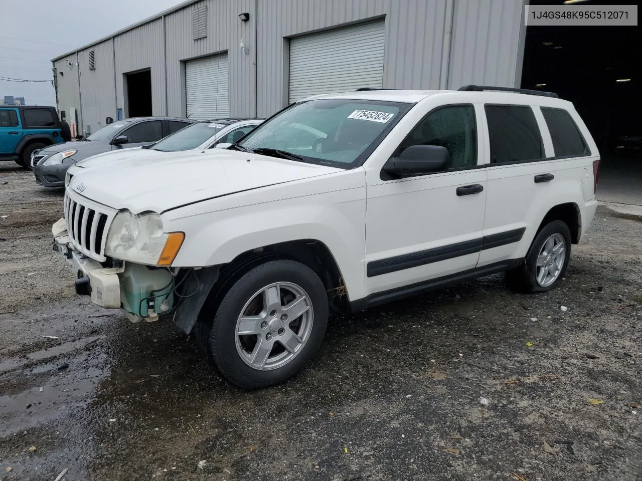 2005 Jeep Grand Cherokee Laredo VIN: 1J4GS48K95C512071 Lot: 75452824