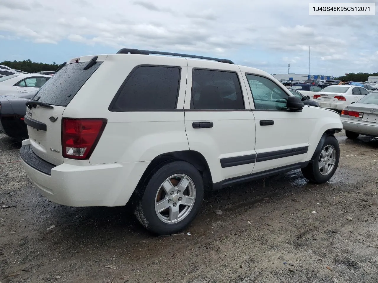 2005 Jeep Grand Cherokee Laredo VIN: 1J4GS48K95C512071 Lot: 75452824