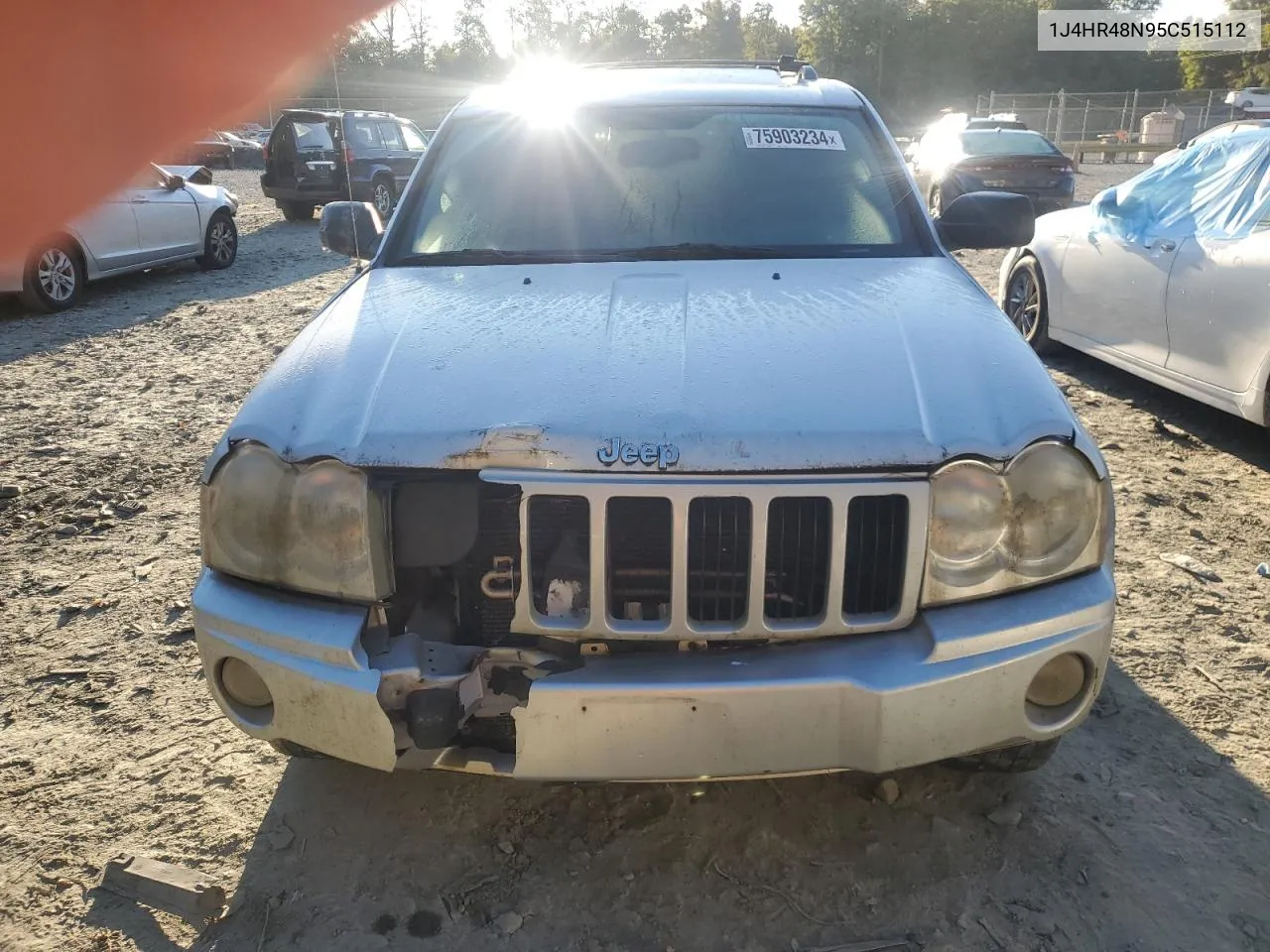 2005 Jeep Grand Cherokee Laredo VIN: 1J4HR48N95C515112 Lot: 75903234