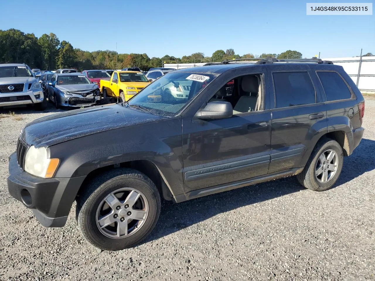 1J4GS48K95C533115 2005 Jeep Grand Cherokee Laredo