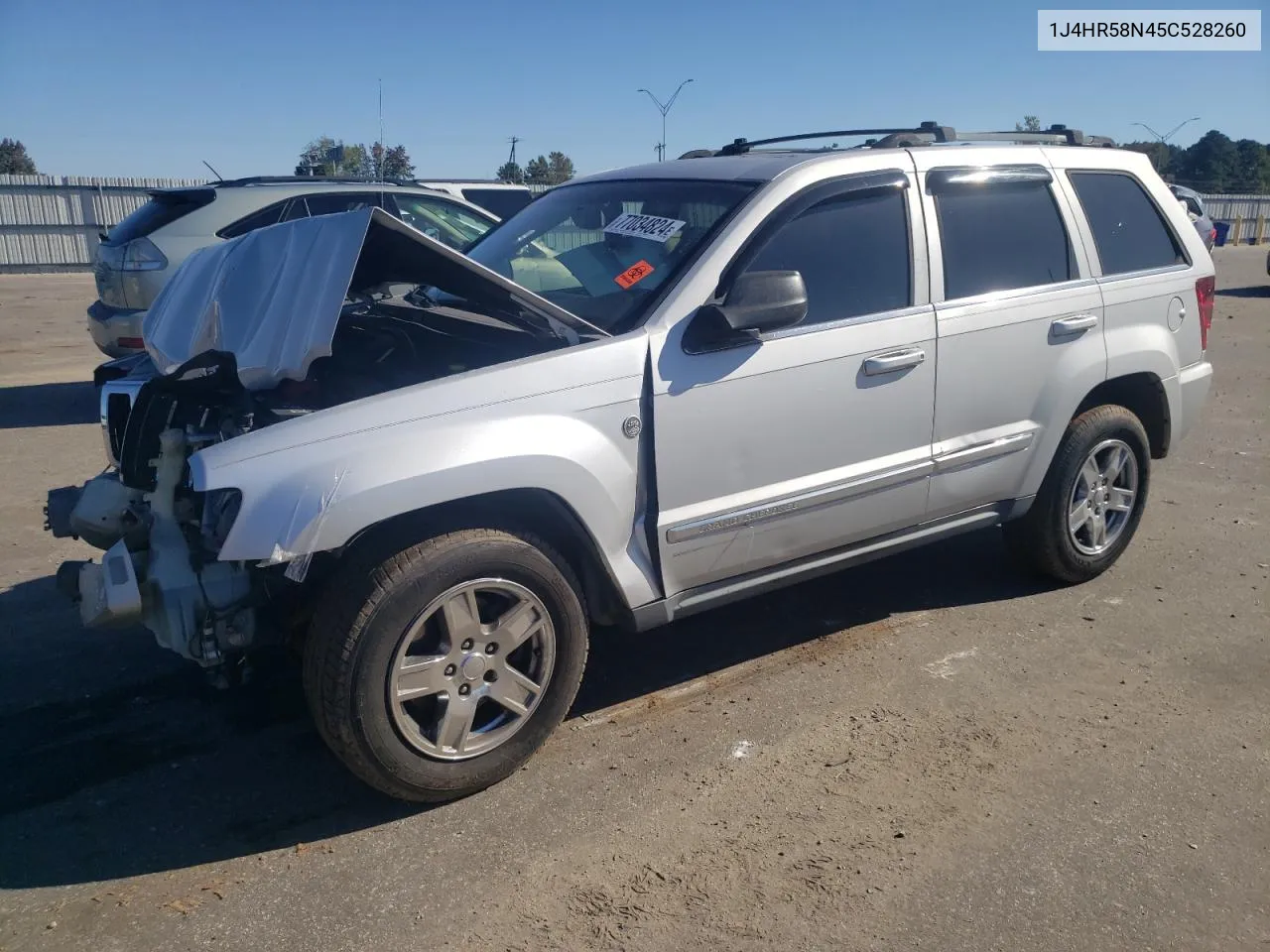 2005 Jeep Grand Cherokee Limited VIN: 1J4HR58N45C528260 Lot: 77034824