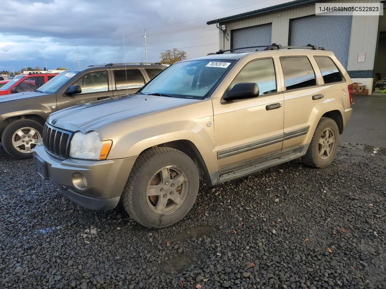 2005 Jeep Grand Cherokee Laredo VIN: 1J4HR48N05C522823 Lot: 78282874