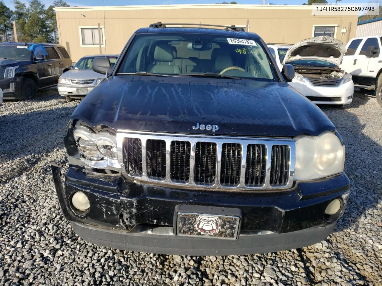 2005 Jeep Grand Cherokee Limited VIN: 1J4HR58275C697498 Lot: 80360783