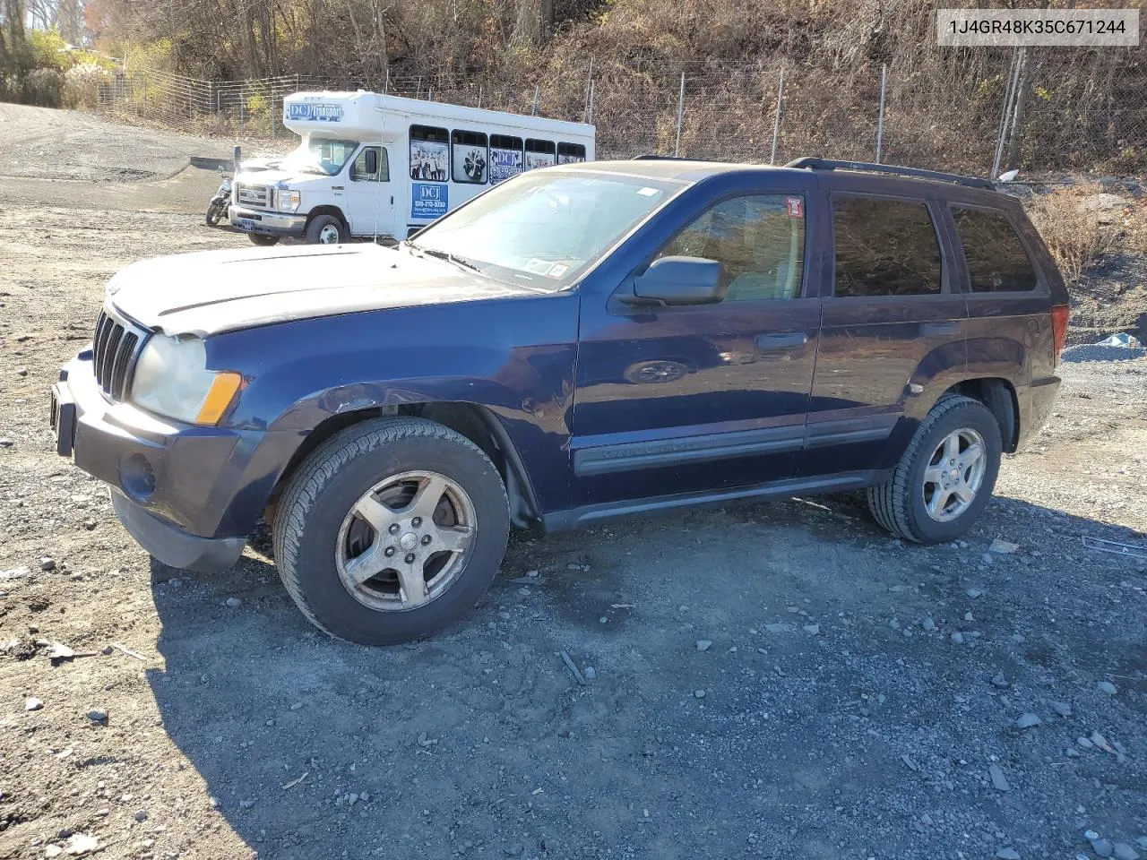 2005 Jeep Grand Cherokee Laredo VIN: 1J4GR48K35C671244 Lot: 80617564